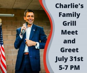 Meet Michigan Gubernatorial Candidate Ryan Kelley at Charlie's Family Grill!