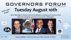 Join Candidate Ryan Kelley at the Governor's Forum