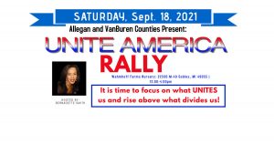 Join Ryan & other great Patriots at the Allegan & VanBuren Unite America Rally!