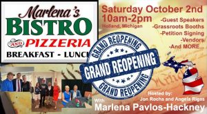 Marlena's Grand Reopening Celebration!